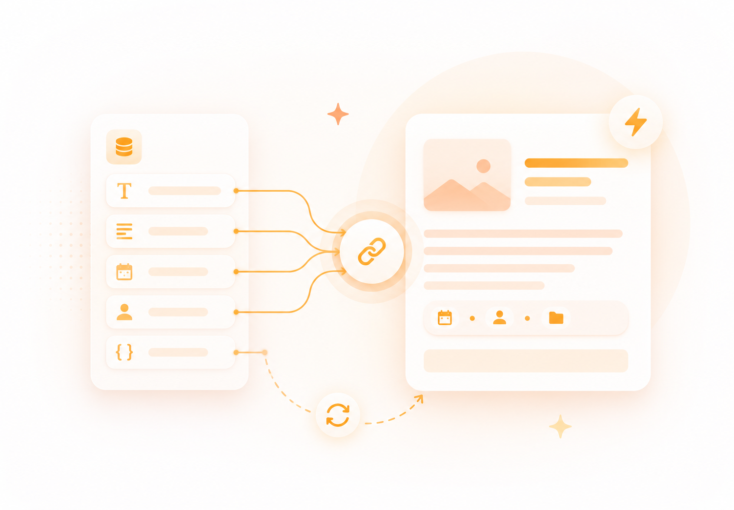 Pull real data into any element